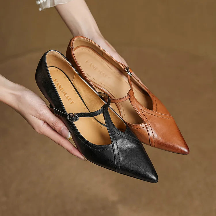 Beka Genuine Leather Heels