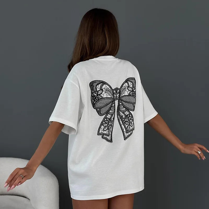 Camille | Cute & Comfy Bow Tee