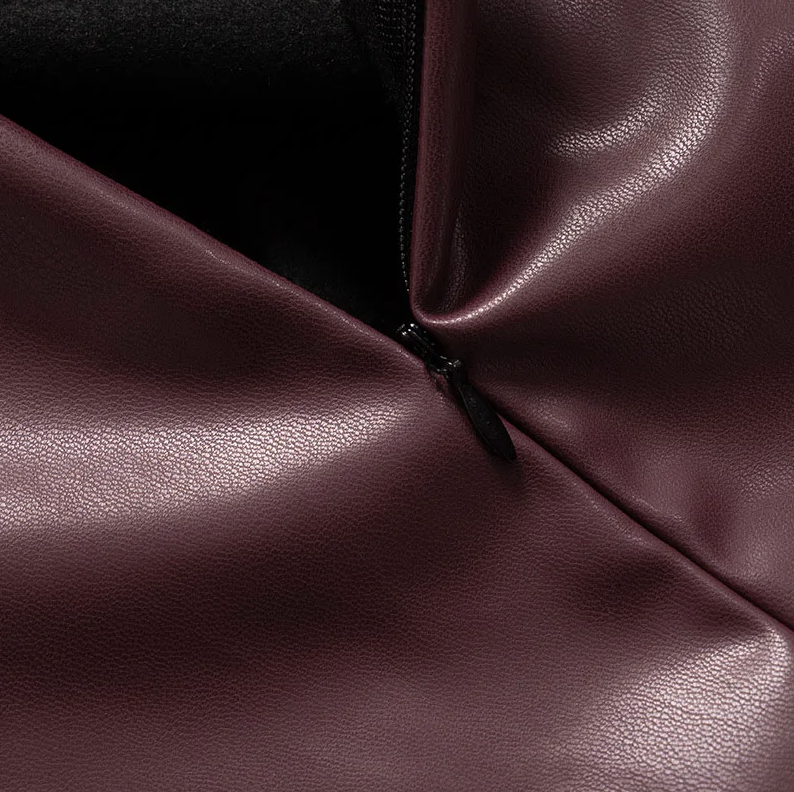 Fiona | Sleek Faux Leather Top