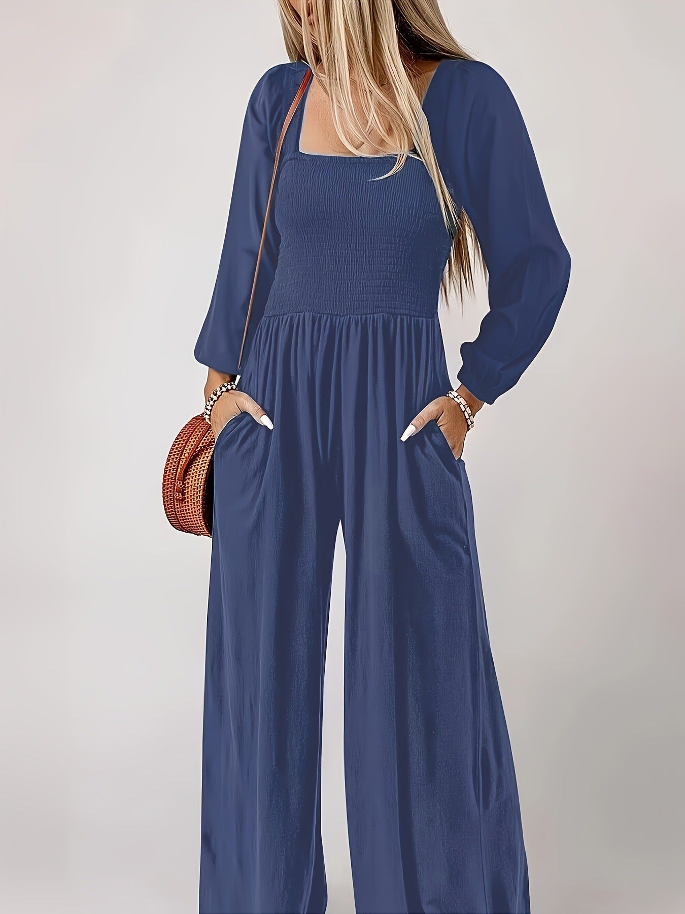 KISHA™ - Chic Wide Leg Jumpsuit