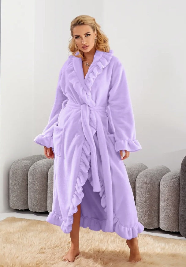 HEXA™ - Classy Ruffle Hem Robe