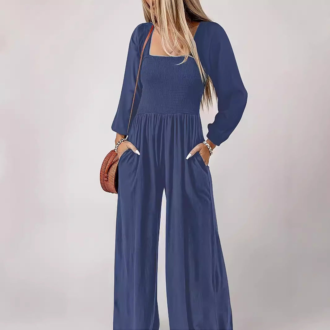 KISHA™ - Chic Wide Leg Jumpsuit