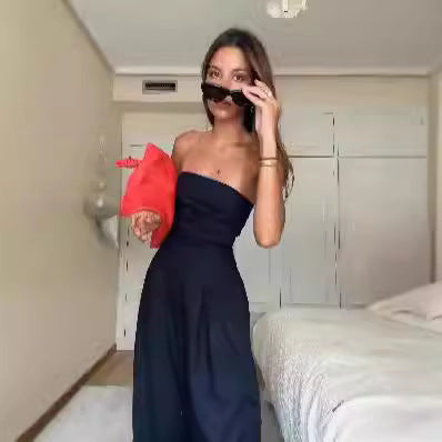VELORA™ - Luxe Strapless Jumpsuit