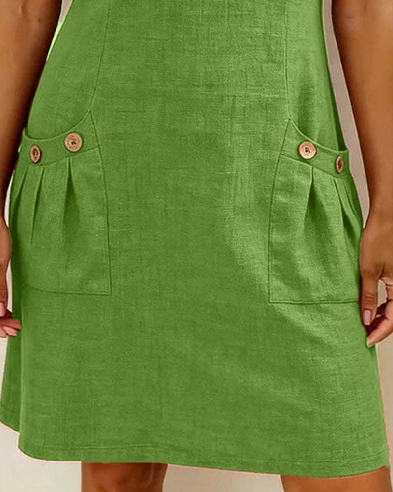 Aisley™ |  Cotton Dress with Zip Closure