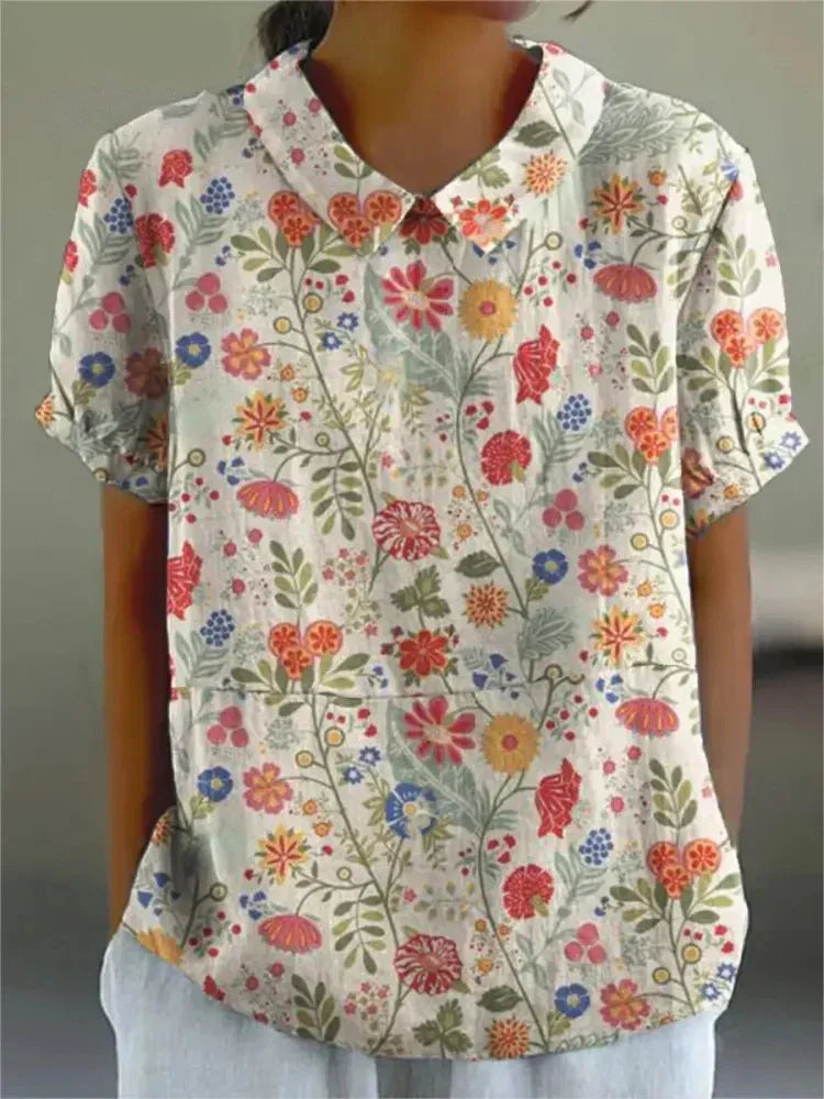 Marlene | Vintage Print Shirt