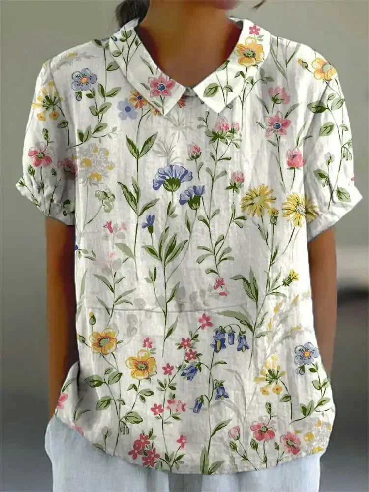 Marlene | Vintage Print Shirt